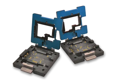 custom clamshell pcb module test socket