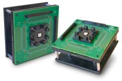 R4 model with only two connectors installed.  Includes heater block in socket for DUT level thermal control using RTI’s Temperature Controller