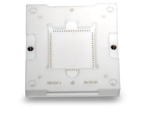 Sockets_300_CeramicHighTempSocket custom test socket design with ceramic or ceramaPEEK
