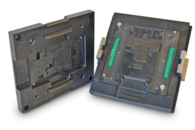 pcb module test socket interposer lid