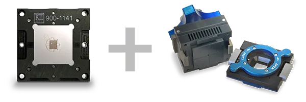 IC test socket With Adjustable Lids