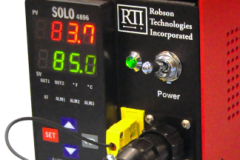 Close up to auto-tune PID control system of RTI's PID temperature controller