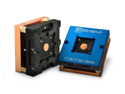 Heated IC Test Sockets With Block