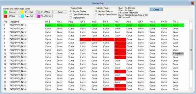 datatrace batch comparison screenshot for ic counterfeit screening