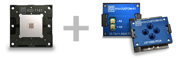 IC test socket With Custom Lids