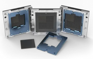 Rotate in socket partial populated universal BGA socket