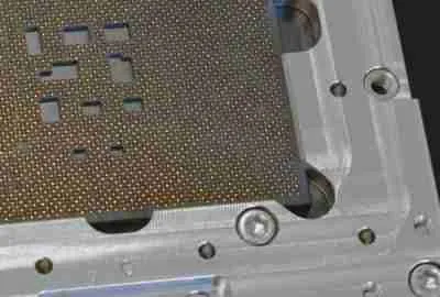 closeup of custom milling